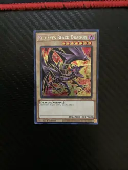 YuGiOh! Red-Eyes Black Dragon MP24-EN054 Prismatic Secret Rare 1st Edition NM - Image 1