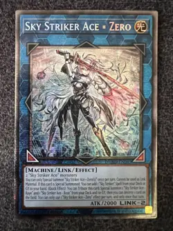 Yugioh Sky Striker Ace = Zero DUAD-EN049 Starlight Rare 1st Edition NM - Image 1