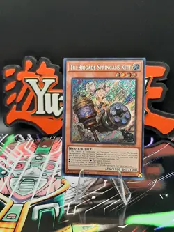 Yu-Gi-Oh! Tri-Brigade Springans Kitt BPRO-EN025 Secret Rare 1st Ed NM - Image 1