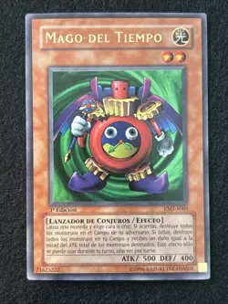 Time Wizard - MRD - Ultra Rare - 1st Ed NM Yugioh - Spanish Mago Del Tiempo PMT - Image 1