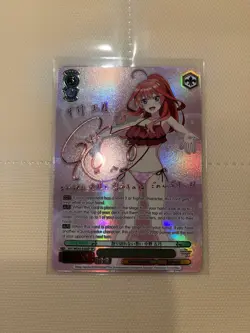 Weiss Schwarz Quintessential Quintuplets Itsuki 5HY/WE43-E20SP Signed English US - Image 1