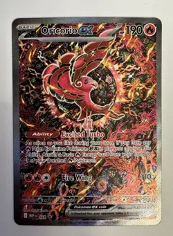 Oricorio EX #24 Mega Evolution Phantasmal Flames Black Star Promo Card NM - Image 1