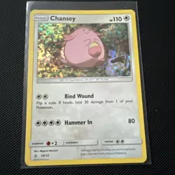 Pokemon Chansey Holographic TCG Card 10/12 McDonald's Exclusive Pokemon TCG - Image 2