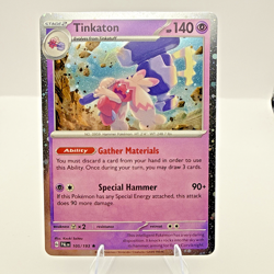 Pokemon TCG Tinkaton Cosmos Holo Rare Card 105/193 Paldea Evolved NM - Image 1