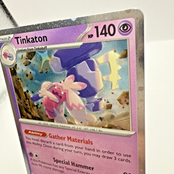 Pokemon TCG Tinkaton Cosmos Holo Rare Card 105/193 Paldea Evolved NM - Image 3