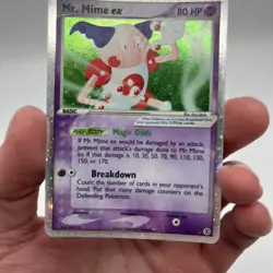 SWIRL Mr. Mime ex 110/112 Firered & Leafgreen Holo Rare Vintage Pokemon Card LP- - Image 5