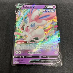 Sylveon V SWSH202 Black Star Promo Holo 2022 Pokemon TCG Card - Image 1