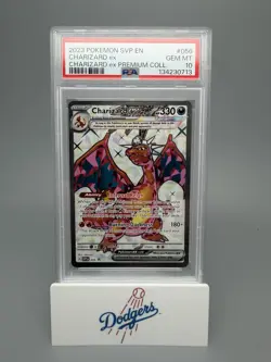 Charizard EX 2023 Pokemon 151 Premium Collection SVP EN Card #56 PSA 10 - Image 1
