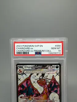 Charizard EX 2023 Pokemon 151 Premium Collection SVP EN Card #56 PSA 10 - Image 2