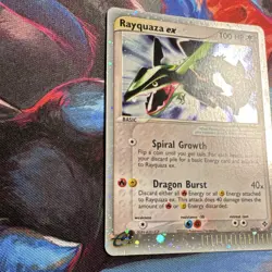 Pokemon Rayquaza ex 97/97 EX Dragon Ultra Rare Holo Card 100 HP - Image 3
