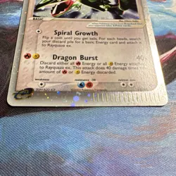 Pokemon Rayquaza ex 97/97 EX Dragon Ultra Rare Holo Card 100 HP - Image 4