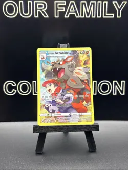 Hisuian Arcanine TG08/TG30 Lost Origin Trainer Gallery Ultra Rare Pokemon Card - Image 1