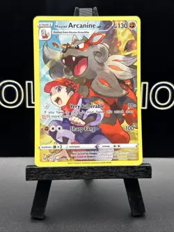 Hisuian Arcanine TG08/TG30 Lost Origin Trainer Gallery Ultra Rare Pokemon Card - Image 2