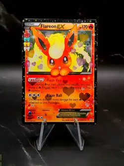 Flareon EX Radiant Collection Ultra Rare Fire RC6/RC32 2016 Flame Pokemon Card - Image 1