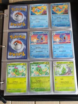 Pokemon 151 Near Complete base set .Plus part Reverse Holos 240 cards + Binder - Image 4