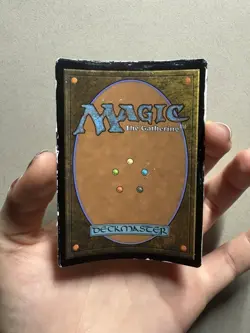 MTG Painted Teacher Anime Girl Island Alter Card - Image 2