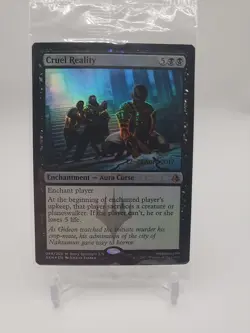 Cruel Reality Foil M Prerelease Sealed NM - Image 1