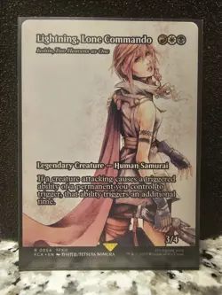 Final Fantasy: Through the Ages - Lightning, Lone Commando Non-Foil (Near Mint) - Image 2