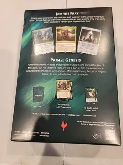 Magic: the Gathering Commander 2019 Primal Genesis Preconstructed Theme Deck... 630509892495 - Image 4