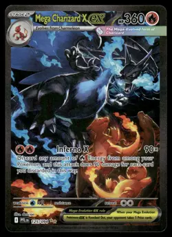 Pokemon Cards Mega Charizard X ex 125/094 Phantasmal Flames - Image 1