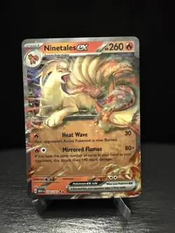 Pokemon Ninetales EX Double Rare Scarlet & Violet 151 038/165 Stage 1 260 HP - Image 1