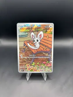 Pokemon TCG: Black Bolt: (152/086) Minccino Illustration Rare (NM) - Image 1