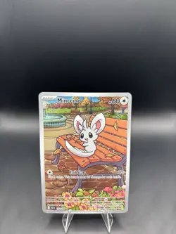 Pokemon TCG: Black Bolt: (152/086) Minccino Illustration Rare (NM) - Image 2