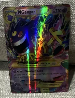 Pokemon M Gengar EX 121/119 XY-Phantom Forces Secret Rare Full Art 220 HP Holo - Image 1