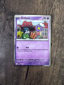 DRIFLOON MEP 005 MEGA EVOLUTION BLACK STAR PROMO POKEMON (PROMO COSMO HOLO, NM) - Image 1