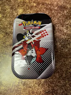 Pokemon TCG - Unova Mini Tin (Volcarona & Emolga) - Factory Sealed - Image 1