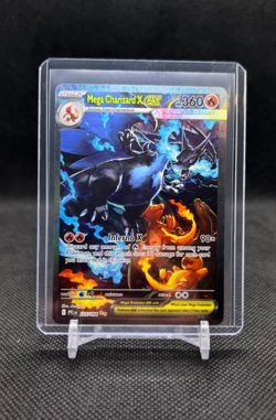 Pokemon TCG 2025 Mega Charizard X ex 125/094 SIR Phantasmal Flames - Image 1