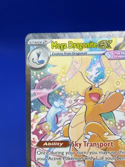 Pokemon ME: Ascended Heroes Mega Dragonite ex 290/217 Special Illustration Rare - Image 3