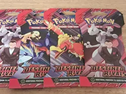 Pokemon Destined Rivals Sleeved Booster Packs x 4 - Image 1