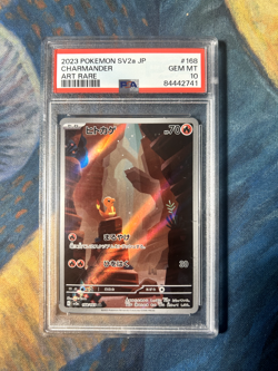 Pokemon TCG - Charmander 168/165 AR SV 151 JP Japanese PSA 10 - Image 1