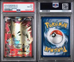 Pokemon TCG XY Ancient Origins FA/ Tyranitar EX #91 Ultra Rare PSA 8 - Image 3