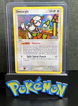 2005 Pokemon Smeargle, Holo Unseen Forces Stamped #48/115 - Image 1