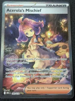 2025 Pokemon Mega Evolutions 183/132 Acerola's Mischief Special Illustration - Image 1