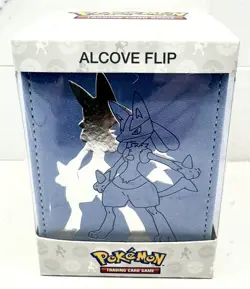 Pokemon TCG Ultra Pro Elite Series Lucario Alcove Flip Deck Box - New - Image 1