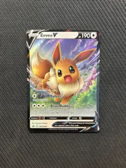 Pokemon TCG Eevee V SWSH065! NM Condition! See Description! - Image 1