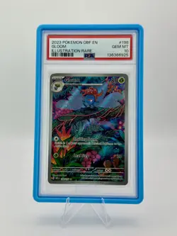 2023 POKEMON OBF EN-OBSIDIAN FLAMES ILLUSTRATION RARE #198 GLOOM PSA 10 - Image 1