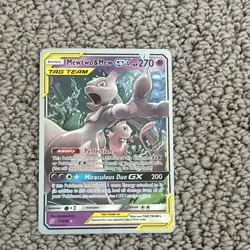 Pokemon Mewtwo & Mew GX TAG TEAM Promo World Championships 2019 71/236 270 HP - Image 1