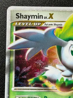 Pokemon Shaymin LV.X DP39 Black Star Promo Holo LP - Image 2