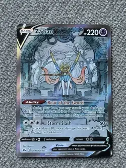Zacian V GG48/GG70 Pokemon Crown Zenith: Galarian Gallery Ultra Rare Holo NM - Image 1