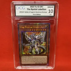 2023 Yu-Gi-Oh! The Bystial Lubellion BLMR-EN103 Secret Rare 1st Ed DCG 10 - Image 1