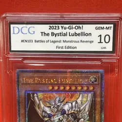 2023 Yu-Gi-Oh! The Bystial Lubellion BLMR-EN103 Secret Rare 1st Ed DCG 10 - Image 5