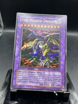 Yu-Gi-Oh! TCG Konami Five-Headed Dragon Ultra Rare SD09-ENSS1 Limited Edition - Image 1