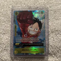 One Piece Monkey D.Luffy OP07-109 Alt Art Parallel LP - Image 1