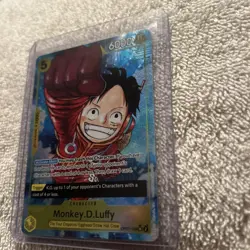 One Piece Monkey D.Luffy OP07-109 Alt Art Parallel LP - Image 2