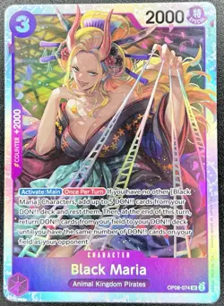Black Maria OP08-074 SR One Piece TCG NM - Image 1