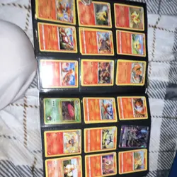 Pokemon TCG Binder Lot - Growlithe, Vulpix, Pikachu, Holo & Regular Cards - Image 3